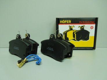 HOFER HF 350 805 Колодки передние ВАЗ-2110 'HOFER' к-т 4 шт. с датчиком